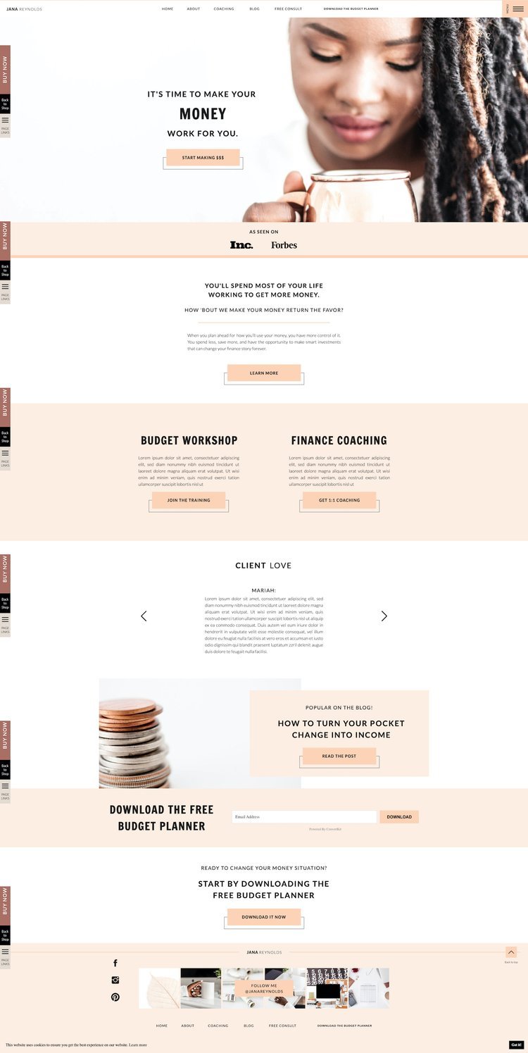 Jana ShowIt template